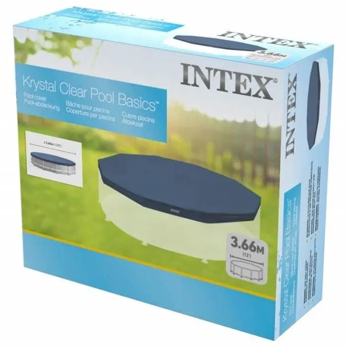 Intex Cubierta de Lona para Piscina Redonda 3,66m 2