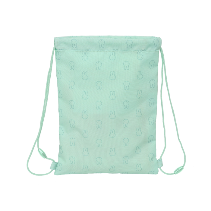 Bolsa Mochila con Cuerdas Miffy Menta Menta 26 x 34 x 1 cm 1
