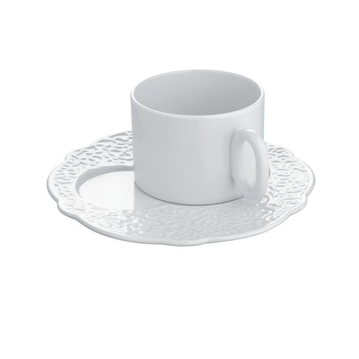 Dressed Plato De Desayuno Porcelana Juego 4 Piezas ALESSI MW01/94 1