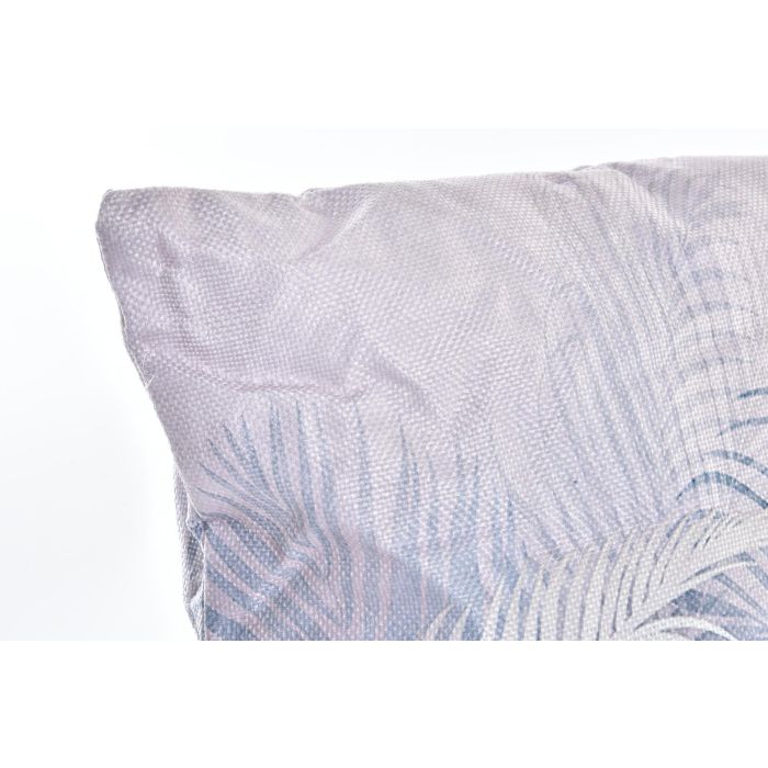DKD Home Decor Cojín Decorativo Tropical Bestone de Poliéster Gris 45x45 cm con Cremallera - Set de 4 Unidades para Sofá/Silla 1 DKD Home Decor Cojín Decorativo Tropical Bestone de Poliéster Gris 45x45 cm con Cremallera - Set de 4 Unidades para Sofá/Silla 1