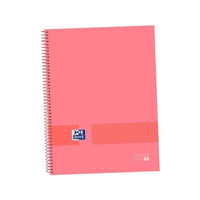Oxford Cuaderno &You Europeanbook 1 Write&Erase A4+ 80H 5x5 mm Microperforado T-Extradura Pack 5 Ud Watermelon Oxford Cuaderno &You Europeanbook 1 Write&Erase A4+ 80H 5x5 mm Microperforado T-Extradura Pack 5 Ud Watermelon