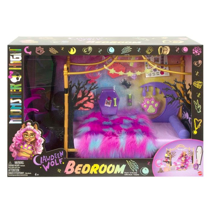 Mattel Monster High Habitación de Clawdeen Wolf HHK64 Juego Muñecas +4 Años 1