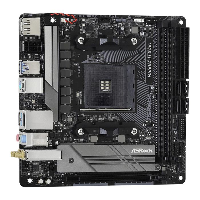 ASRock B550M-ITX/ac Placa Base AM4 Mini ITX AMD B550 DDR4 HDMI/DP Retail ASRock B550M-ITX/ac Placa Base AM4 Mini ITX AMD B550 DDR4 HDMI/DP Retail