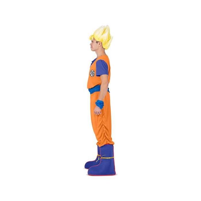 Disfraz goku l (camiseta, fajín, pantalón, cubrebotas, y brazaletes ) 5 Disfraz goku l (camiseta, fajín, pantalón, cubrebotas, y brazaletes ) 5