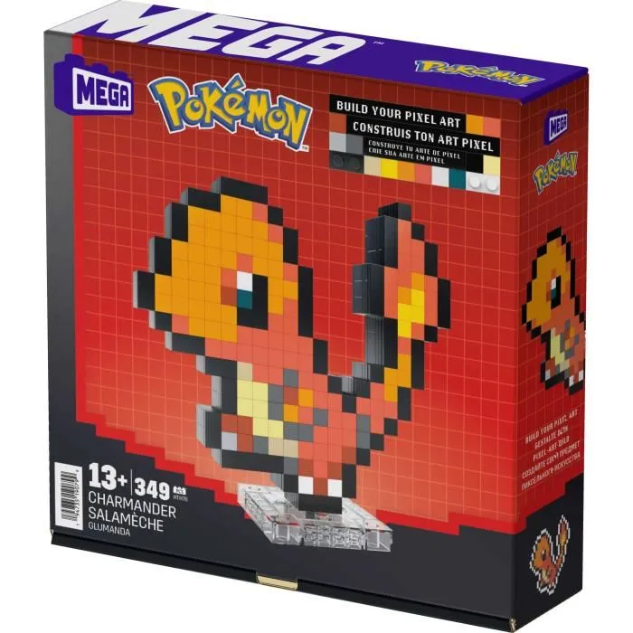 Mega Pokémon Charmander Juego de Construcción Retro 349 Piezas HTH76 2 Mega Pokémon Charmander Juego de Construcción Retro 349 Piezas HTH76 2