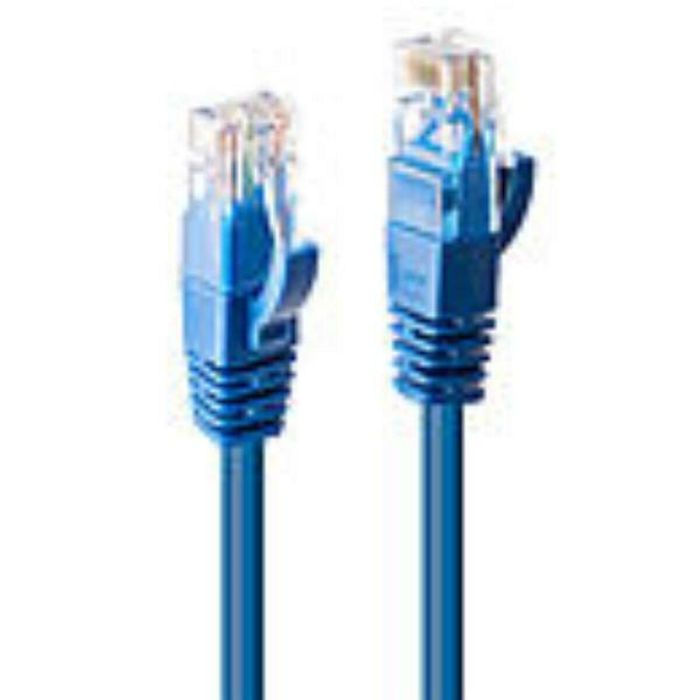 Cable de Red Rígido UTP Categoría 6 LINDY 48022 Azul 10 m 1 unidad 1