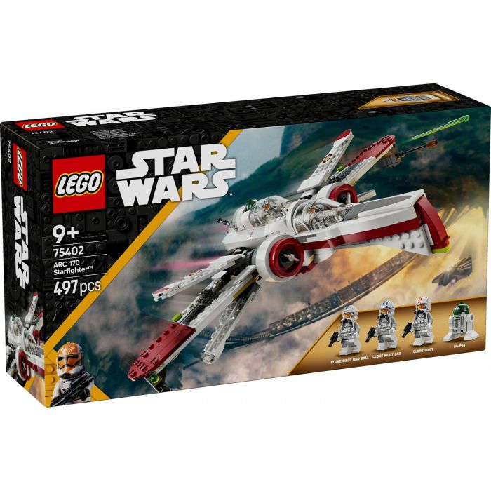 LEGO 75402 Star Wars ARC-170 Set de Construcción de Caza La Venganza de los Sith para Niños 9 Años 8