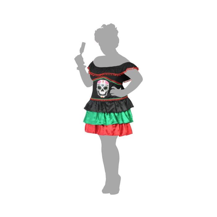 Disfraz Esqueleto Mexicano Mujer Adulto Catrina XXL 2 Disfraz Esqueleto Mexicano Mujer Adulto Catrina XXL 2