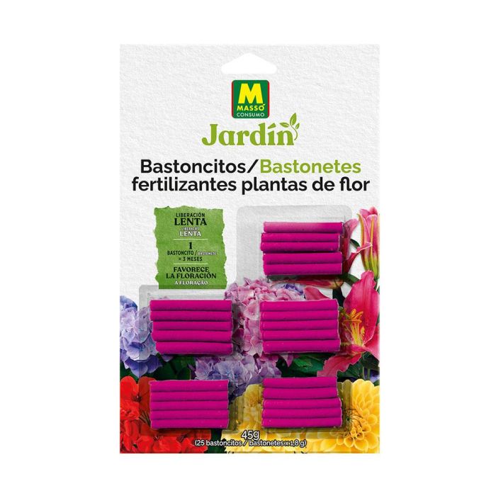 Bastoncitos fertilizantes para plantas de flor 45 g.