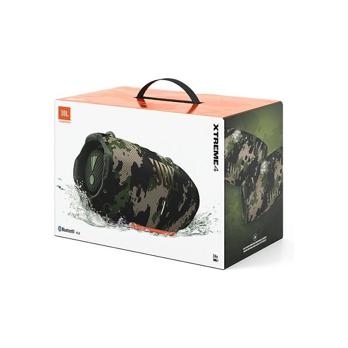 JBL Xtreme 4 Altavoz Bluetooth Portátil IP67 Resistente al Agua y Polvo, Color Camuflaje, Potencia 30W, Batería de 24h 9