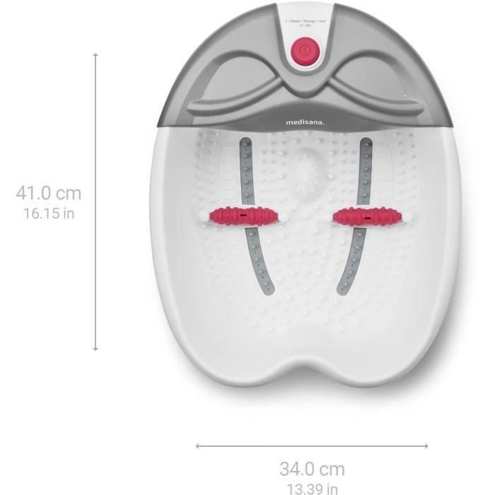 MEDISANA - FS 300 - Baño de pies - Blanco - Spa masaje y vibración relajante 1 MEDISANA - FS 300 - Baño de pies - Blanco - Spa masaje y vibración relajante 1