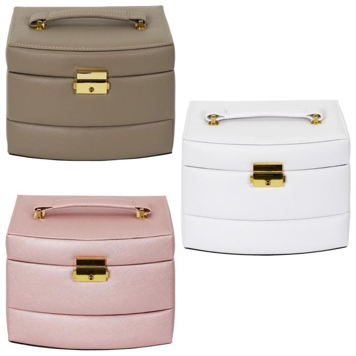 Home Deco Factory Joyero 3 Niveles Con Espejo Pour Elle Plástico 2 Home Deco Factory Joyero 3 Niveles Con Espejo Pour Elle Plástico 2