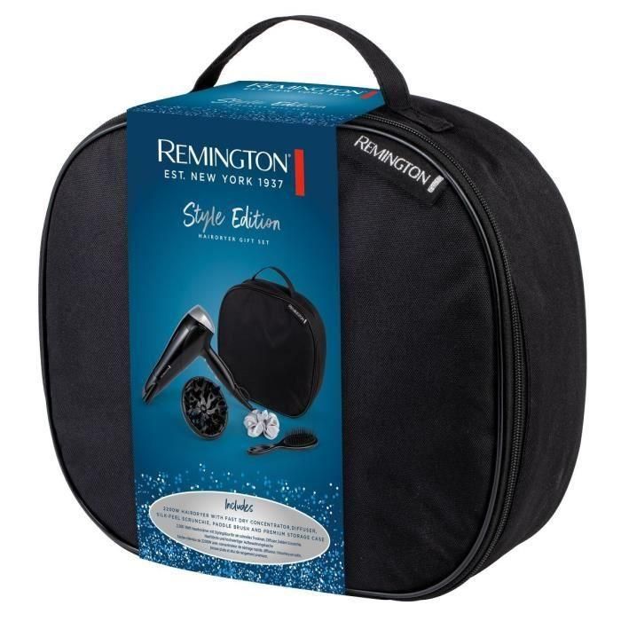 Style Edit Caja para secador de pelo Remington D3171GP - 2200 W - Tocador de almacenamiento, difusor, cepillo plano y coletero de seda 5