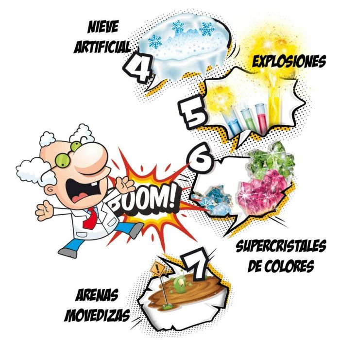 Juego de Ciencia Lisciani Giochi El gran laboratorio del científico loco ES (4 Unidades) 3 Juego de Ciencia Lisciani Giochi El gran laboratorio del científico loco ES (4 Unidades) 3