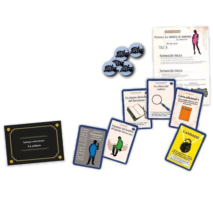 GDM Juego de Mesa Murder Mystery - Para 6-7 Jugadores, Edad 10+, 120 Minutos de Juego 3 GDM Juego de Mesa Murder Mystery - Para 6-7 Jugadores, Edad 10+, 120 Minutos de Juego 3
