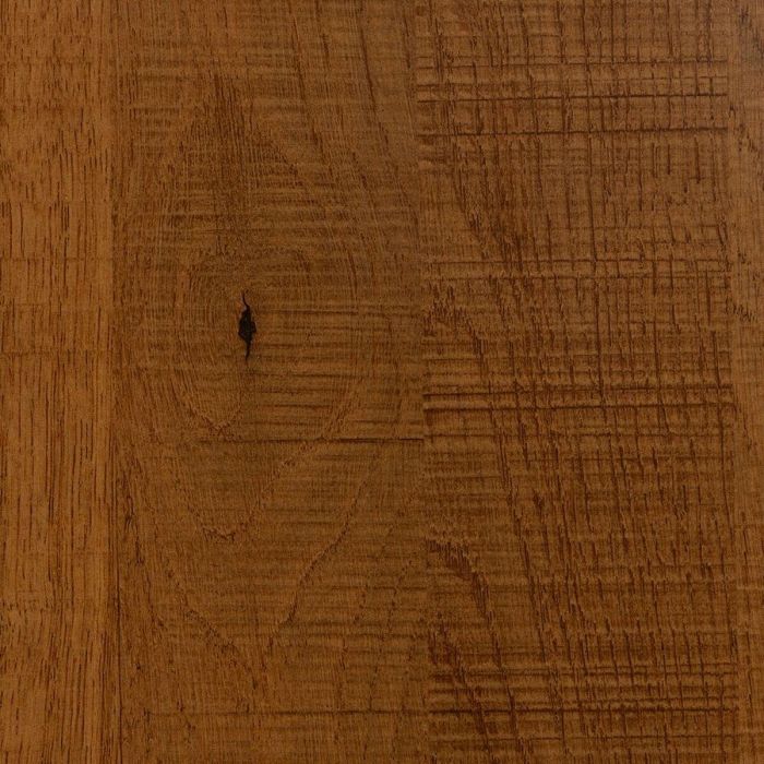 Mesa Negro Natural Madera MDF 60 x 60 x 75 cm