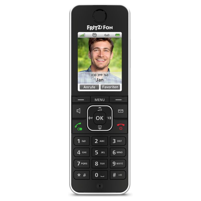 AVM FRITZ! Fon C6 Teléfono DECT Inalámbrico Negro 5