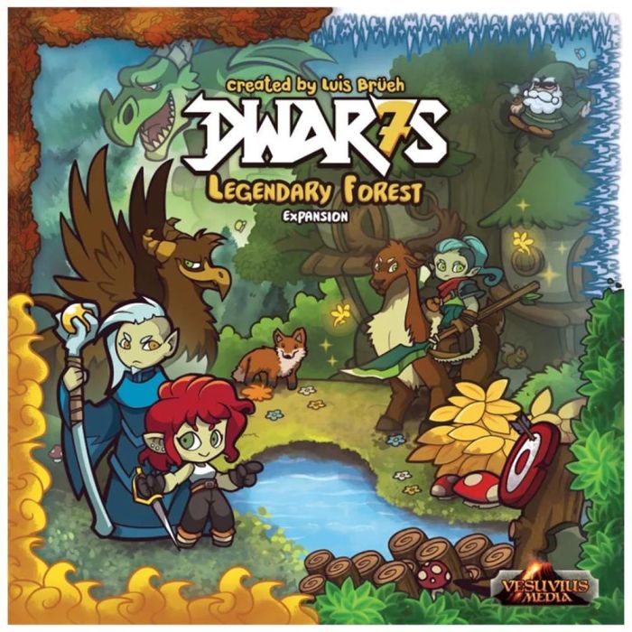 Juegos Dwar7S Bosque Legendario Expansion Juego de Mesa Edad 13+