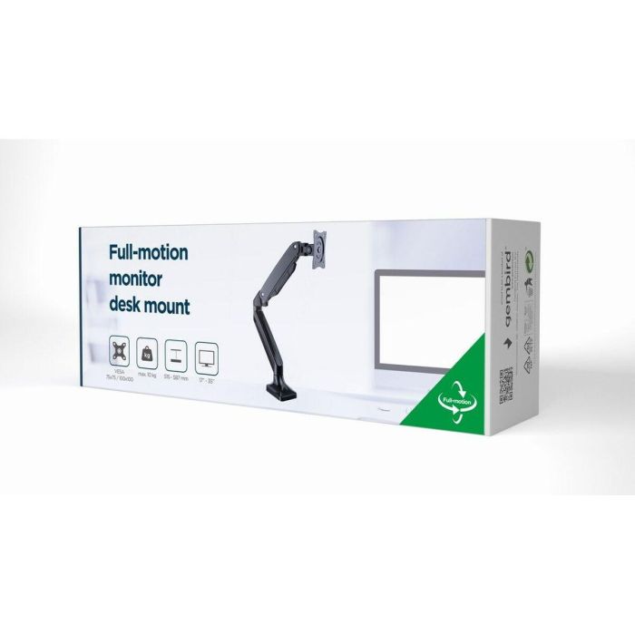 Gembird MA-DA1-03 soporte para monitor 88,9 cm (35") Escritorio Negro 1 Gembird MA-DA1-03 soporte para monitor 88,9 cm (35") Escritorio Negro 1