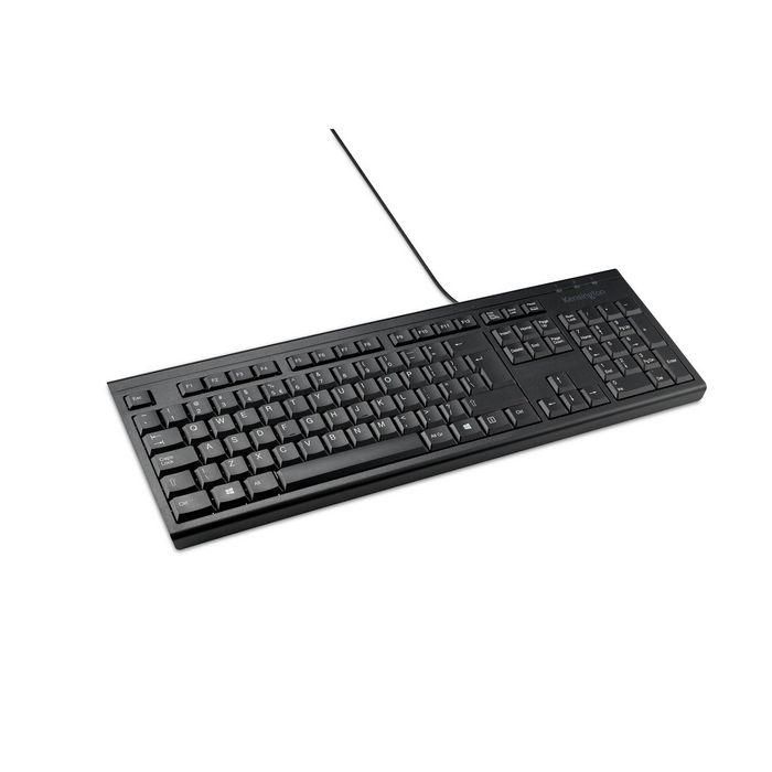 Kensington KB100 EQ Teclado Completo con Cable USB-A, Resistente a Derrames, Diseño Sostenible 0 Kensington KB100 EQ Teclado Completo con Cable USB-A, Resistente a Derrames, Diseño Sostenible 0