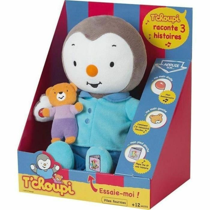 Jemini T'CHOUPI Peluche Cuenta Cuentos Interactivo 3 Historias +/- 30 cm 1 Jemini T'CHOUPI Peluche Cuenta Cuentos Interactivo 3 Historias +/- 30 cm 1