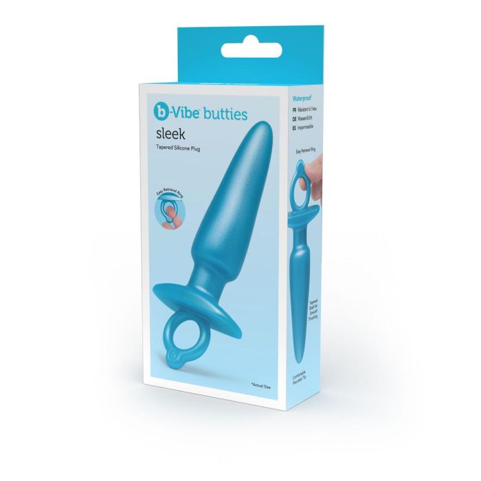 Plug Anal B-Vibe Azul 1 Plug Anal B-Vibe Azul 1