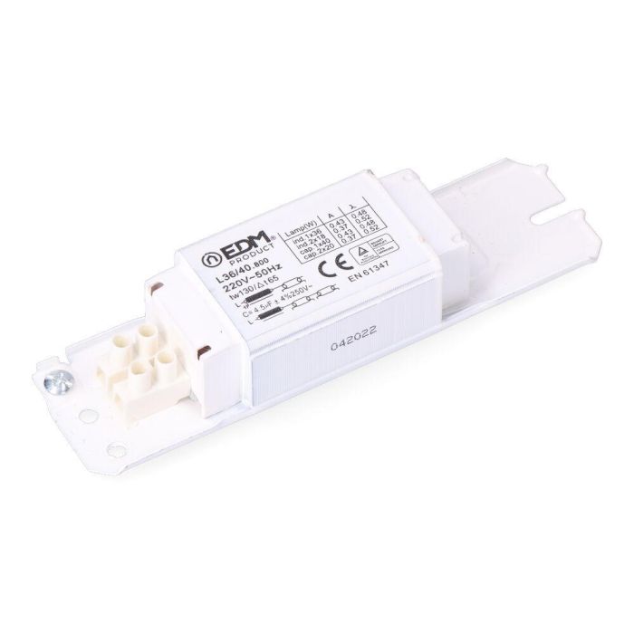Reactancia para tubo fluorescente 40 W 220v edm Reactancia para tubo fluorescente 40 W 220v edm