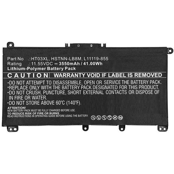 CoreParts 2GF89EA#UUW 6UM18EA Batería Portátil para HP 15-CS, 17-BY, 250 G7, 255 G7, HP Pavilion 14-BF084NO 38.76Wh 11.4V 3400mAh