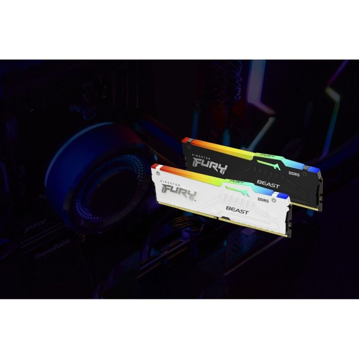 Kingston FURY Beast 64GB (2x32GB) DDR5 6000MT/s CL30 DIMM Kit con RGB y AMD EXPO 10