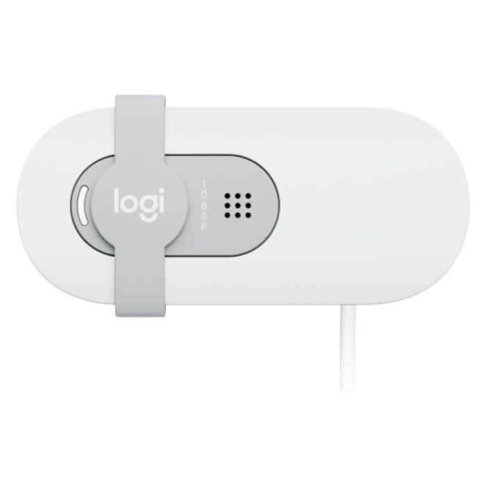 Logitech Webcam Brio 100 Blanco Full HD 1080p USB Plug and Play con Tapa de Privacidad Integrada 0 Logitech Webcam Brio 100 Blanco Full HD 1080p USB Plug and Play con Tapa de Privacidad Integrada 0