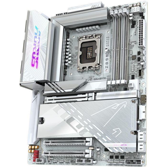 GIGABYTE Z890 AORUS PRO ICE Placa Base Intel Z890 LGA 1851 ATX DDR5 Wi-Fi 7 Thunderbolt 4 3 GIGABYTE Z890 AORUS PRO ICE Placa Base Intel Z890 LGA 1851 ATX DDR5 Wi-Fi 7 Thunderbolt 4 3