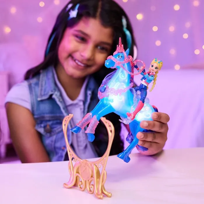 Spin Master Unicorn Academy - Juego interactivo River e Isabel para niños a partir de 4 años