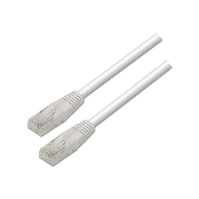 Aisens Cable de Red Latiguillo RJ45 Cat.6 UTP AWG24 Blanco 1.0M