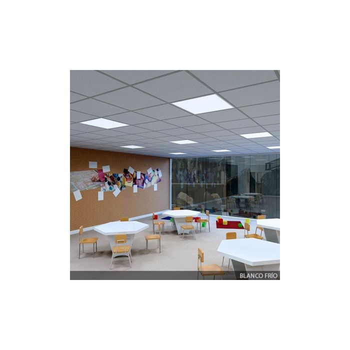 Panel LED 40W 4.400Lm 6000ºK 60x60Cm Enrejado UGR19 40.000H  [HO-PG-600x600-40W-CW] 6