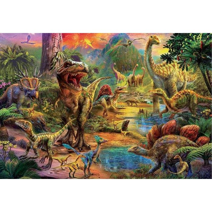 Puzzle 1000 piezas tierra de dinosaurios 5 Puzzle 1000 piezas tierra de dinosaurios 5