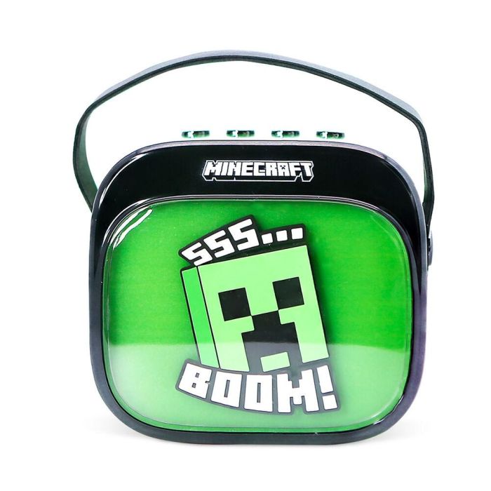 Altavoz y Micro Karaoke LED Minecraft 10 Altavoz y Micro Karaoke LED Minecraft 10