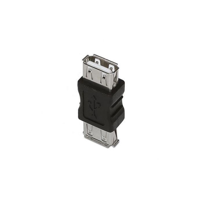 Aisens Adaptador USB 2.0 Tipo A Hembra a Hembra Negro, RoHS 1 Aisens Adaptador USB 2.0 Tipo A Hembra a Hembra Negro, RoHS 1