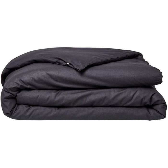 Today TOD3574643513038 Juego de cama algodón orgánico Certificado GOTS Carbón 240x260 cm 3