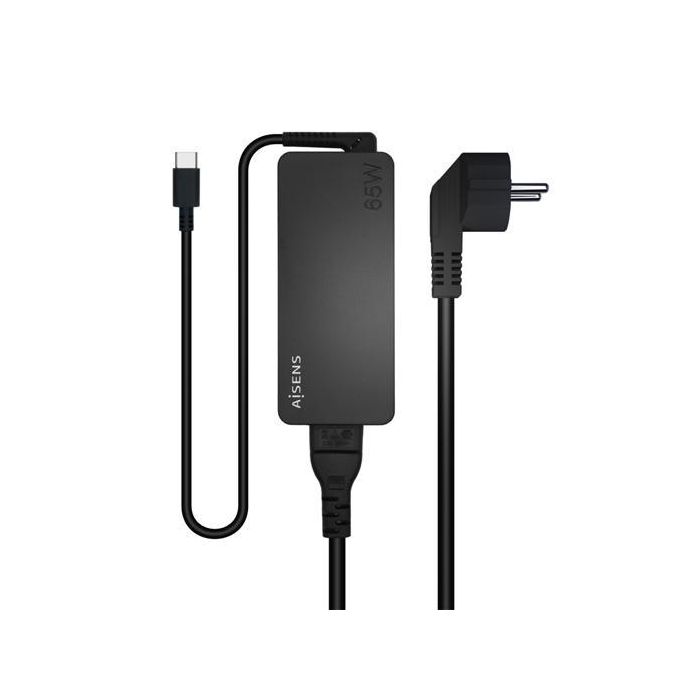 Aisens Cargador 65W 1xUSB-C PD3.0 Negro Cable 1.8M