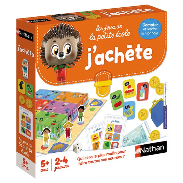 Nathan Jeux AUC1707427616590 Juego de Mesa Estoy Comprando Juego de Carreras con 6 Tiendas y 15€ para Gastar 0 Nathan Jeux AUC1707427616590 Juego de Mesa Estoy Comprando Juego de Carreras con 6 Tiendas y 15€ para Gastar 0