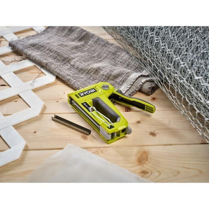 Grapadora clavadora 4 en 1 - RYOBI - Grapa T50 y T25 hasta 14 mm, grapa JT21 hasta 10 mm, punta 18G hasta 15,8 mm 4 Grapadora clavadora 4 en 1 - RYOBI - Grapa T50 y T25 hasta 14 mm, grapa JT21 hasta 10 mm, punta 18G hasta 15,8 mm 4