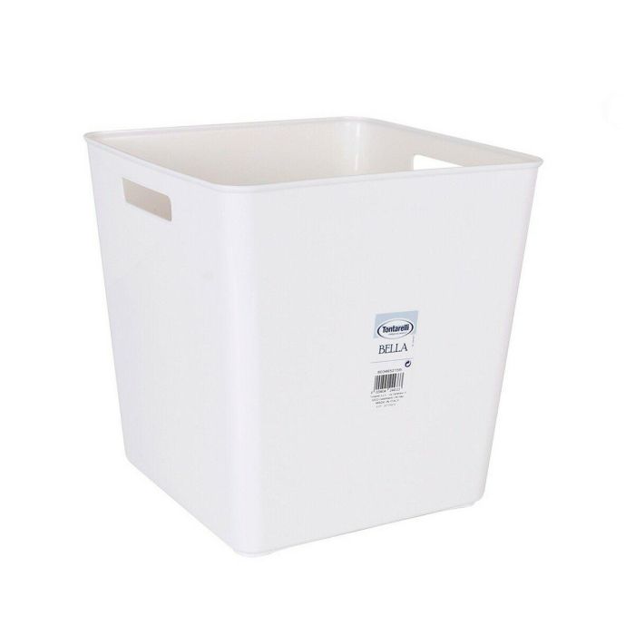 Caja de Almacenaje Tontarelli Bella Blanco 29 x 29 x 30 cm Caja de Almacenaje Tontarelli Bella Blanco 29 x 29 x 30 cm