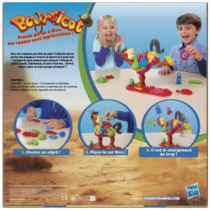 Burro, juego de mesa, para 2 a 4 jugadores, a partir de 4 años, Hasbro Gaming 5 Burro, juego de mesa, para 2 a 4 jugadores, a partir de 4 años, Hasbro Gaming 5