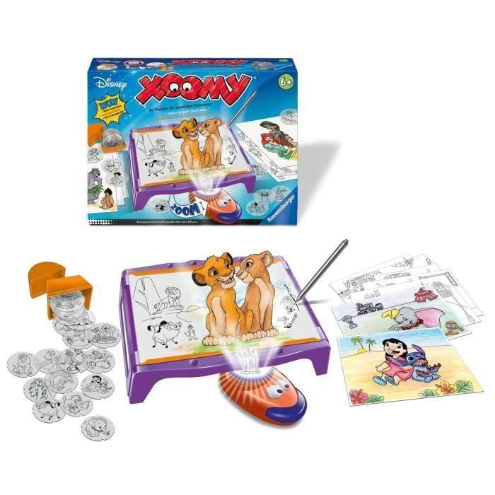 Ravensburger 23946 Xoomy Maxi Disney Timeshares – Mesa de dibujo para actividad creativa infantil (6 años) 1