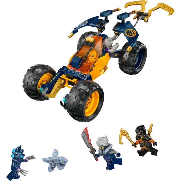 LEGO 71811 Buggy Todoterreno Ninja de Arin Ninjago, Amarillo, con 4 minifiguras y Riyu bebé - Temporada 2 1 LEGO 71811 Buggy Todoterreno Ninja de Arin Ninjago, Amarillo, con 4 minifiguras y Riyu bebé - Temporada 2 1