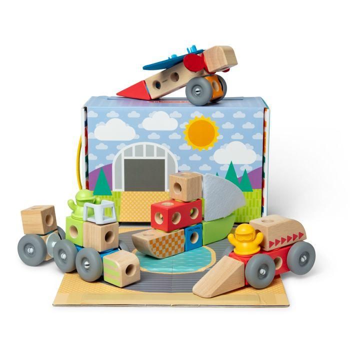 Melissa y Doug AAAVK75291 - Vehículos de 54 piezas 1 Melissa y Doug AAAVK75291 - Vehículos de 54 piezas 1