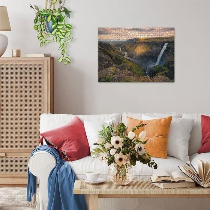 Ravensburger-1000p Puzzle-La Cascada de Háifoss, Islandia (Destacados)-Adultos y niños-Edades 14-Puzzle de Calidad Premium-12000110 3 Ravensburger-1000p Puzzle-La Cascada de Háifoss, Islandia (Destacados)-Adultos y niños-Edades 14-Puzzle de Calidad Premium-12000110 3
