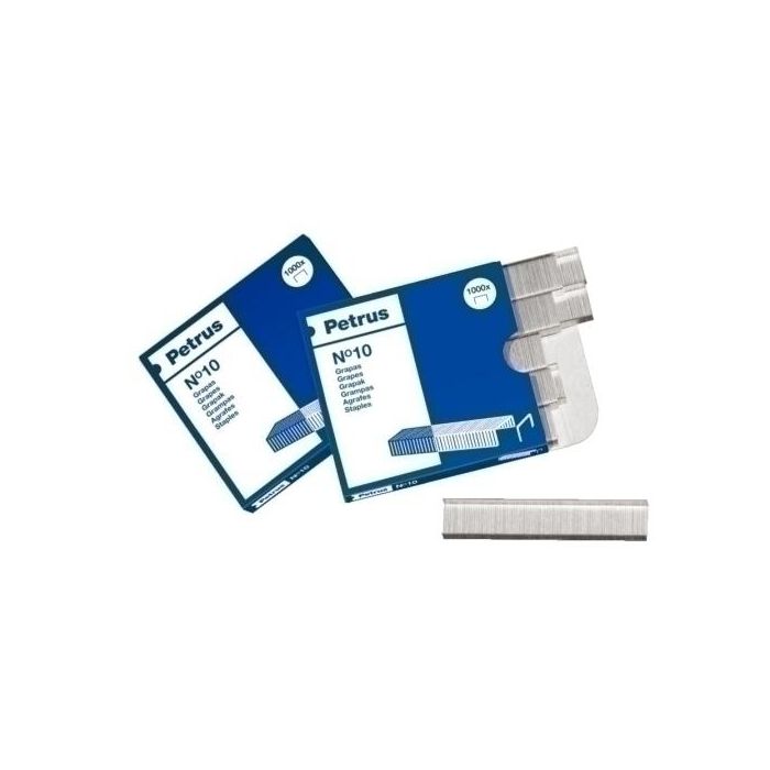 Petrus Grapas Nº10 Cobreadas - Caja de 1000 Unidades