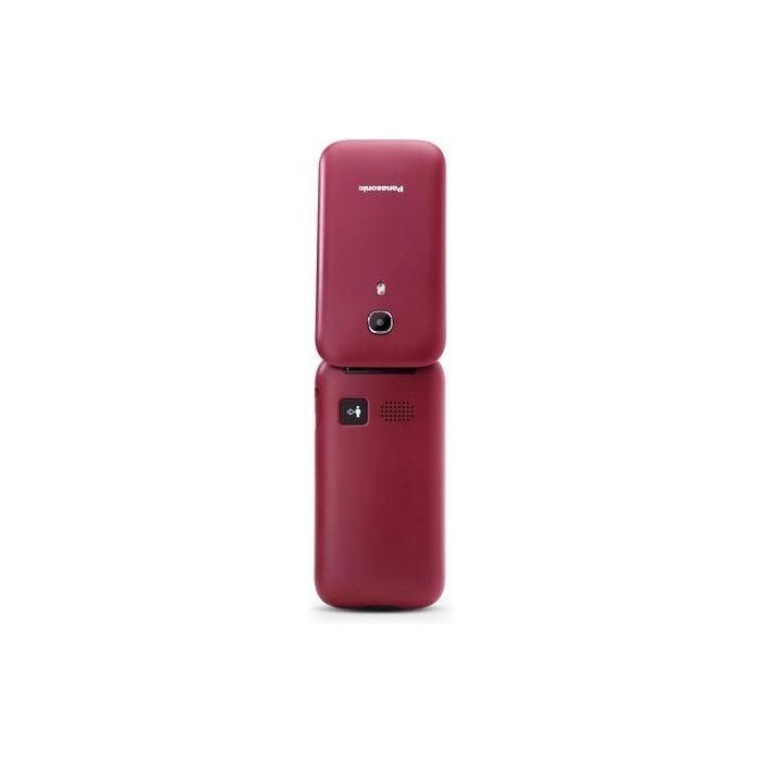 Teléfono Móvil Panasonic KX-TU400EXR para Personas Mayores/ Rojo Granate 4