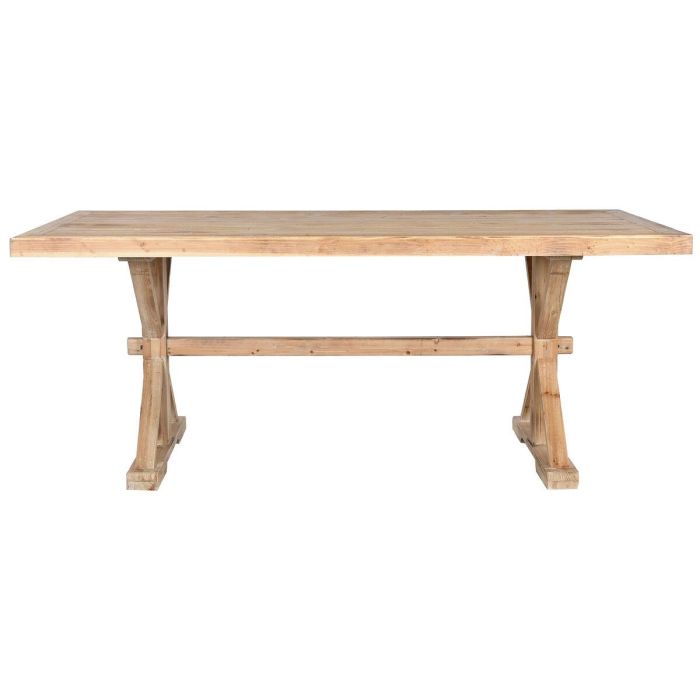 Mesa Comedor Alpino DKD Home Decor Natural 100 x 80 x 200 cm 1